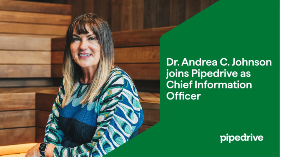 Pipedrive Announces Dr. Andrea C. Johnson as CIO