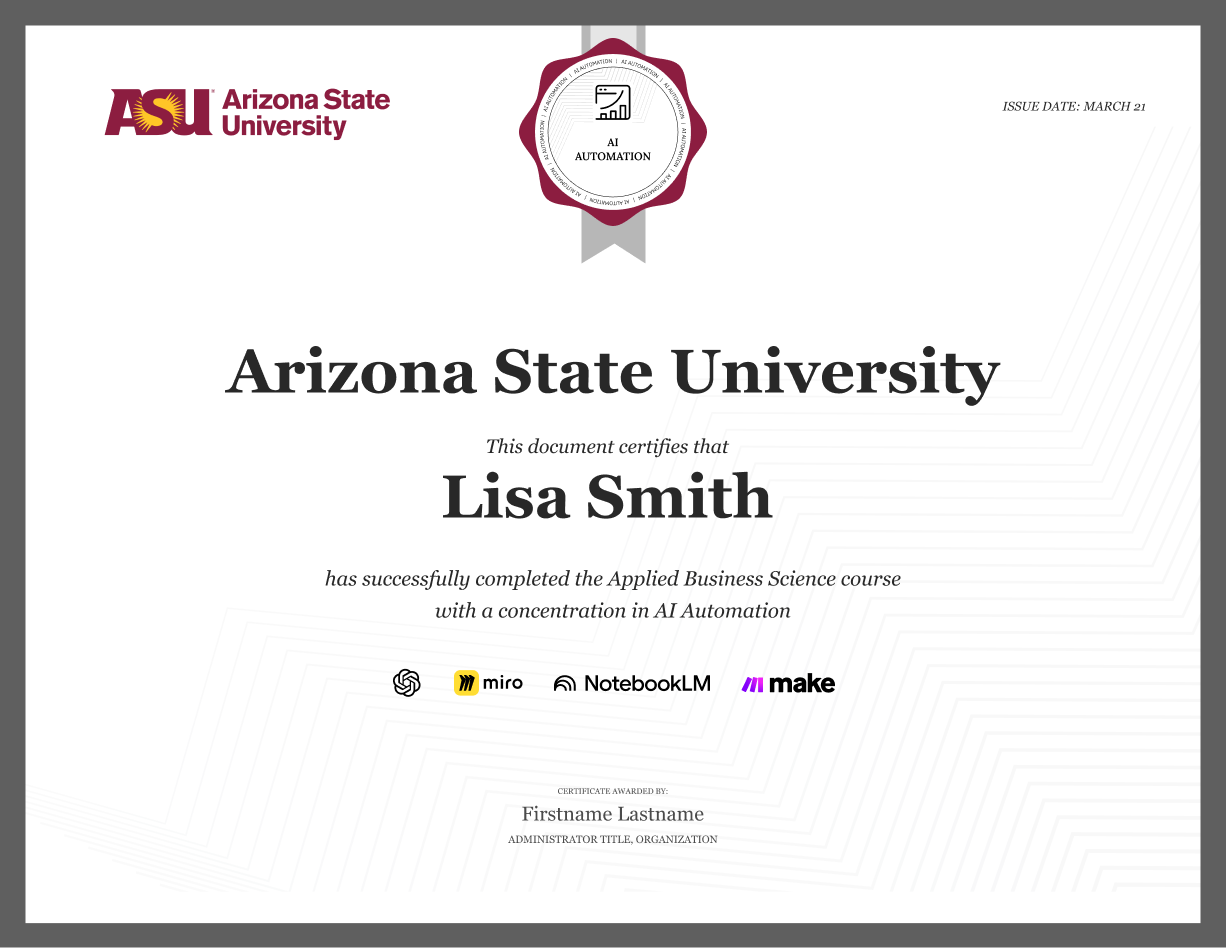 AI Certification AI Leaders Council